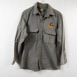 Y315 Cabela's Heavy Gray Bird Hunter Flannel